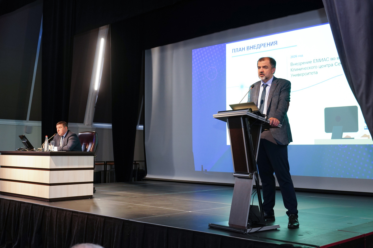 «Цифровизация прочно вошла в нашу жизнь»: ученый совет Сеченовского Университета обсудил цифровую трансформацию Клинического центра