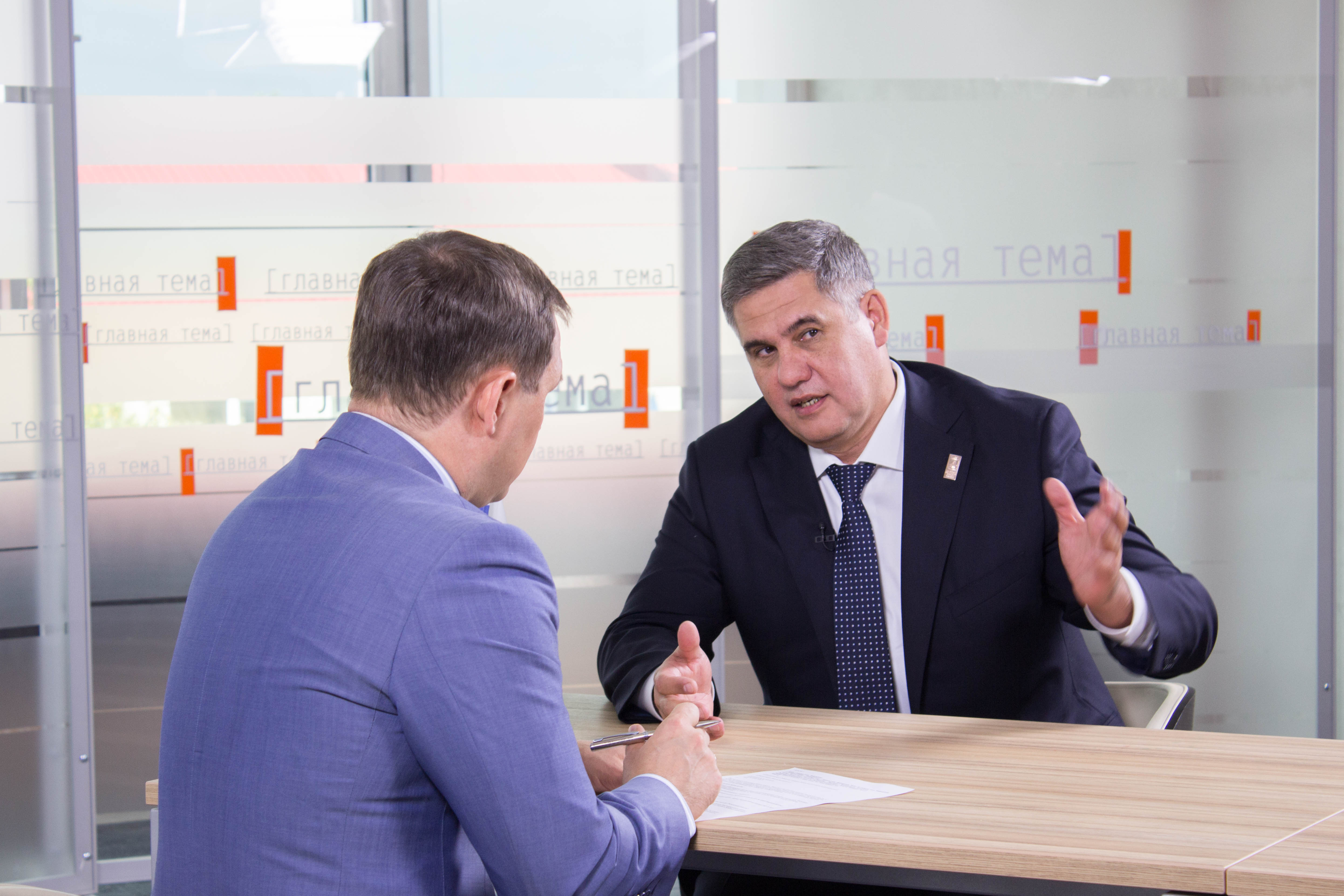 Альберт Суфианов – герой телевизионной программы «Главная тема»