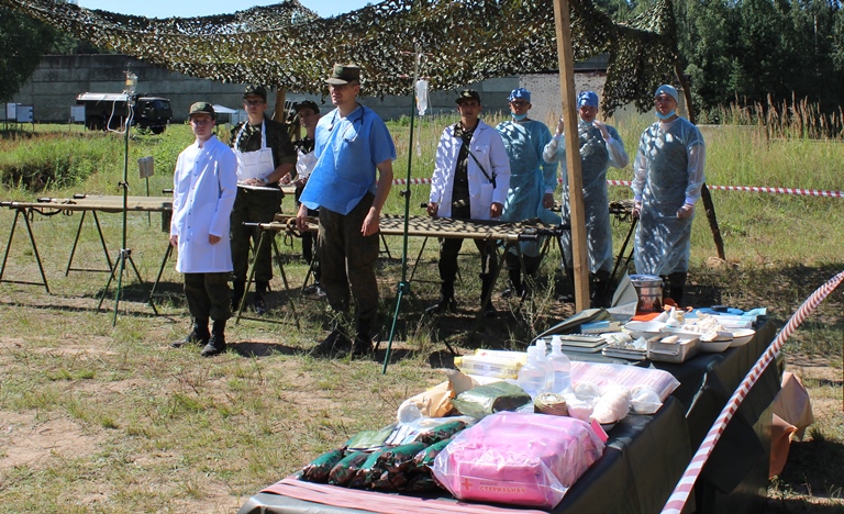 Учебный сбор студентов военного учебного центра 2024