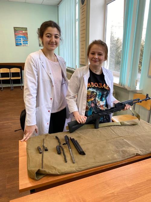 Занятия военно-патриотической направленности в Сеченовском Предуниверсарии