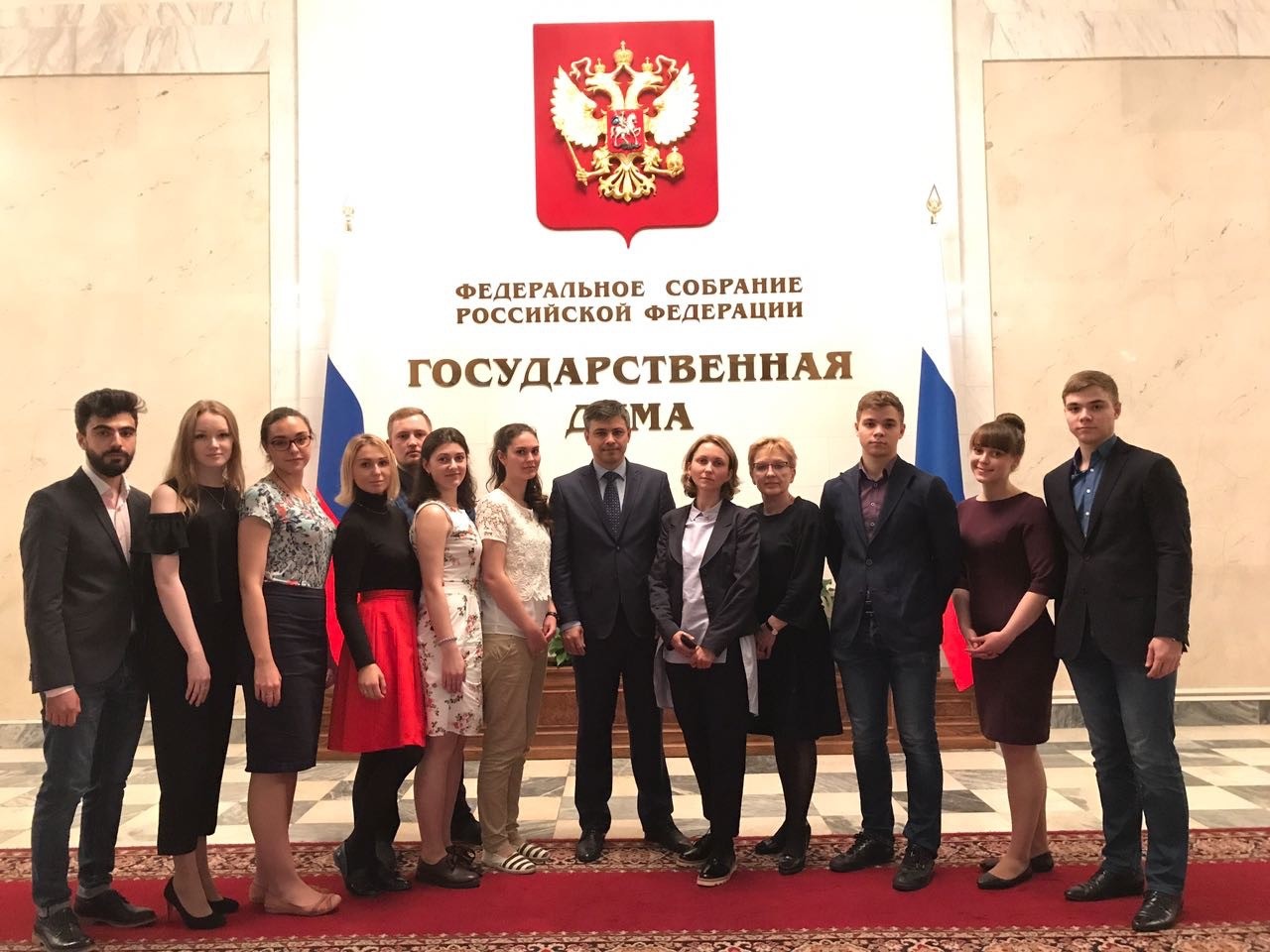 Кафедра детской хирургии со студентами Школы мастерства посетили медицинскую выставку в Государственной думе