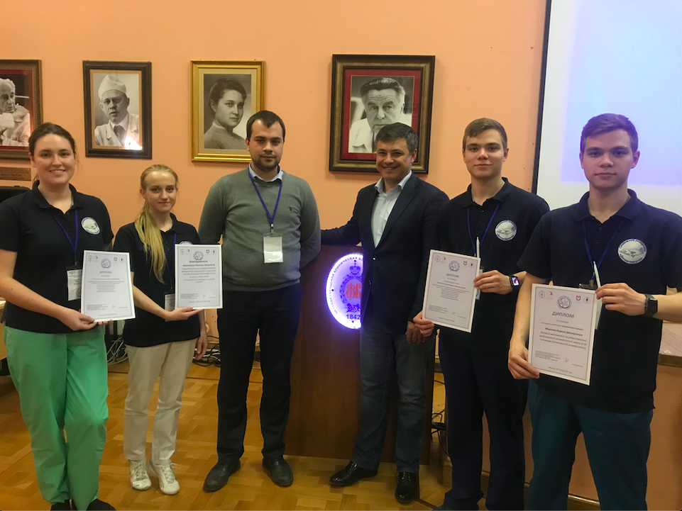 Студенты Школы мастерства «Детская хирургия» серебряные призеры VI Всероссийской Олимпиаде по детской хирургии 