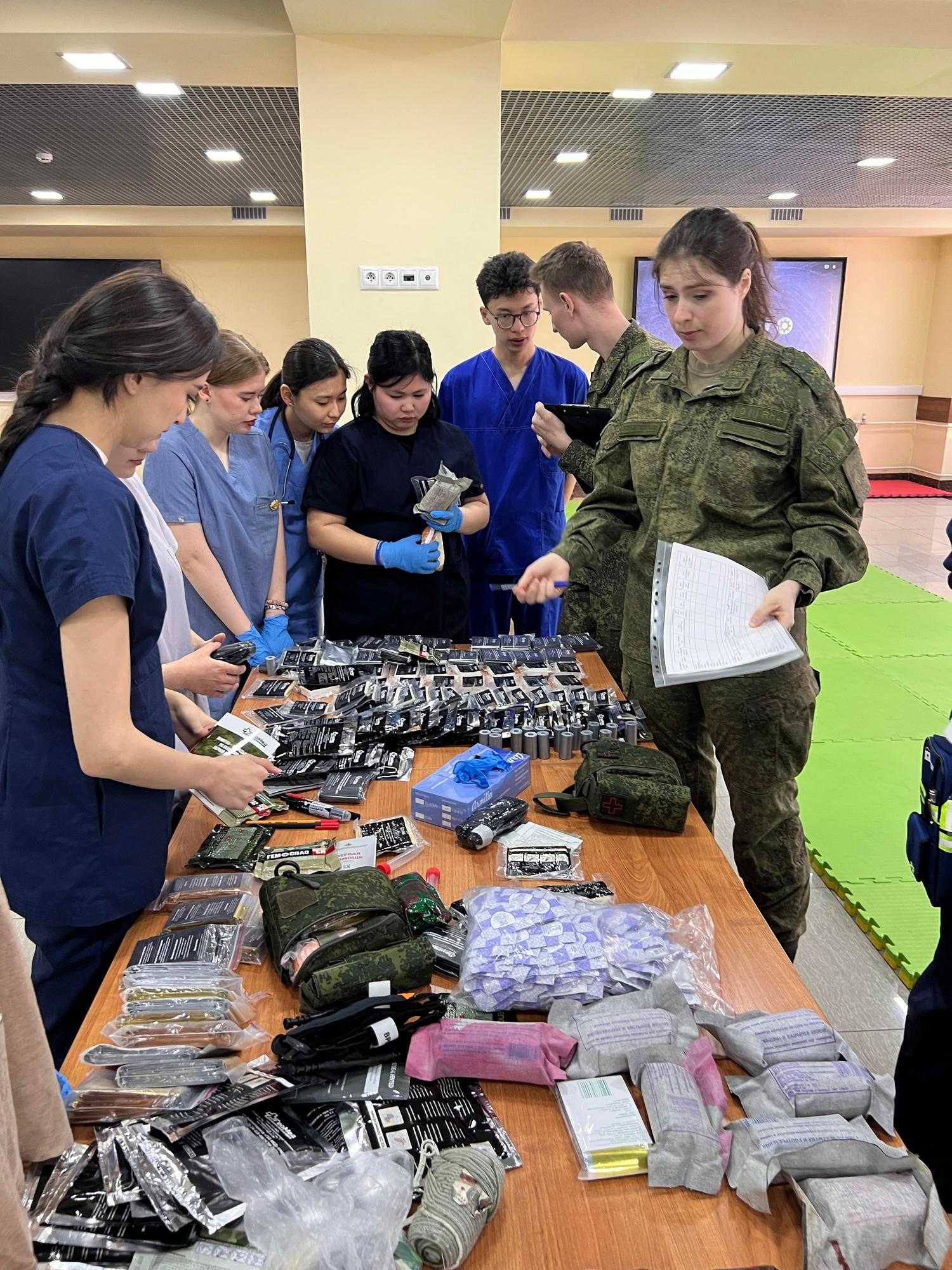 В военном учебном центре Сеченовского Университета прошел этап «Тактическая Медицина» олимпиады Сеченовского Университета по экстренной медицине «Зона безопасности»