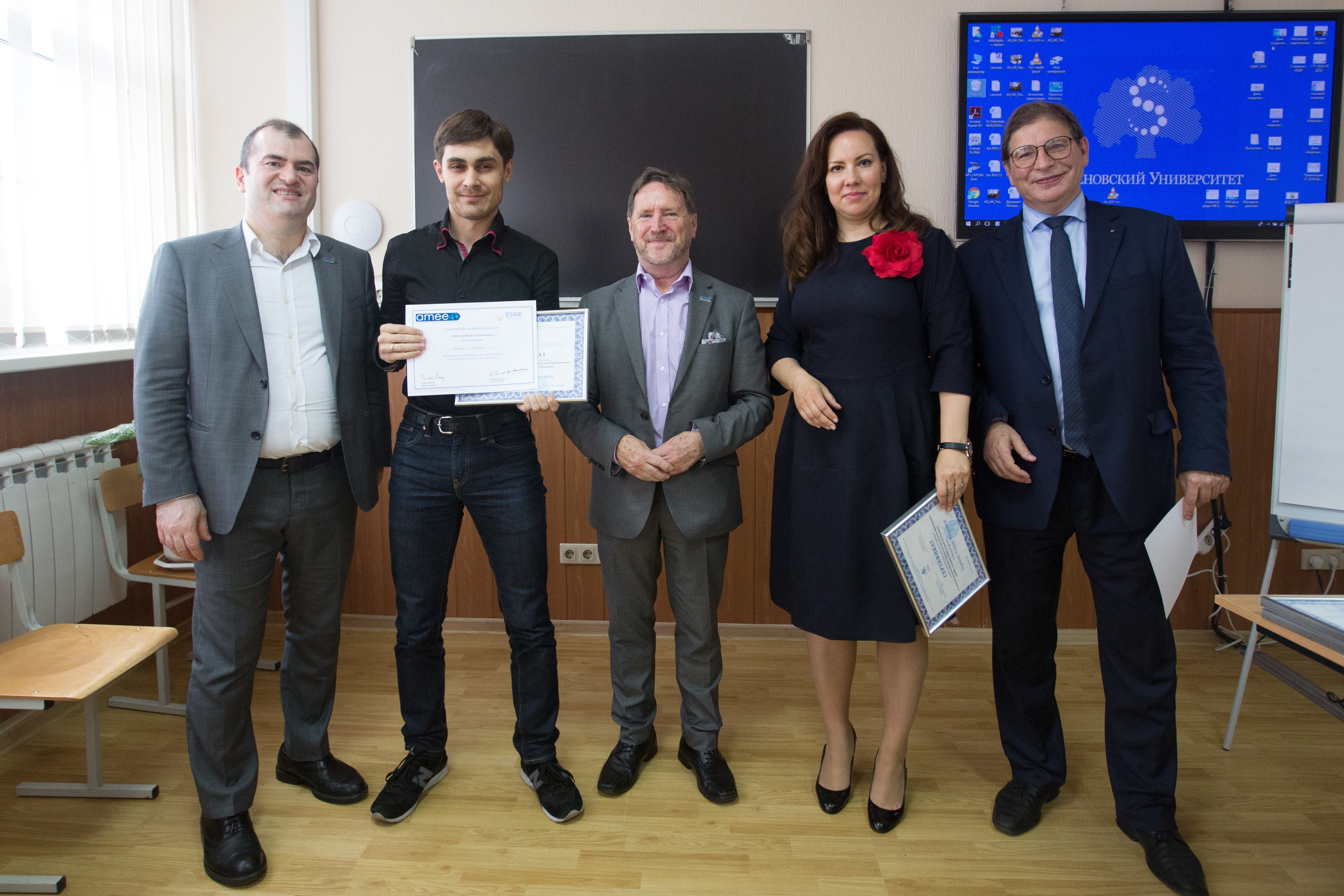 Доцент кафедры Сергеев Артем Рубенович получил сертификат ESME международного образца