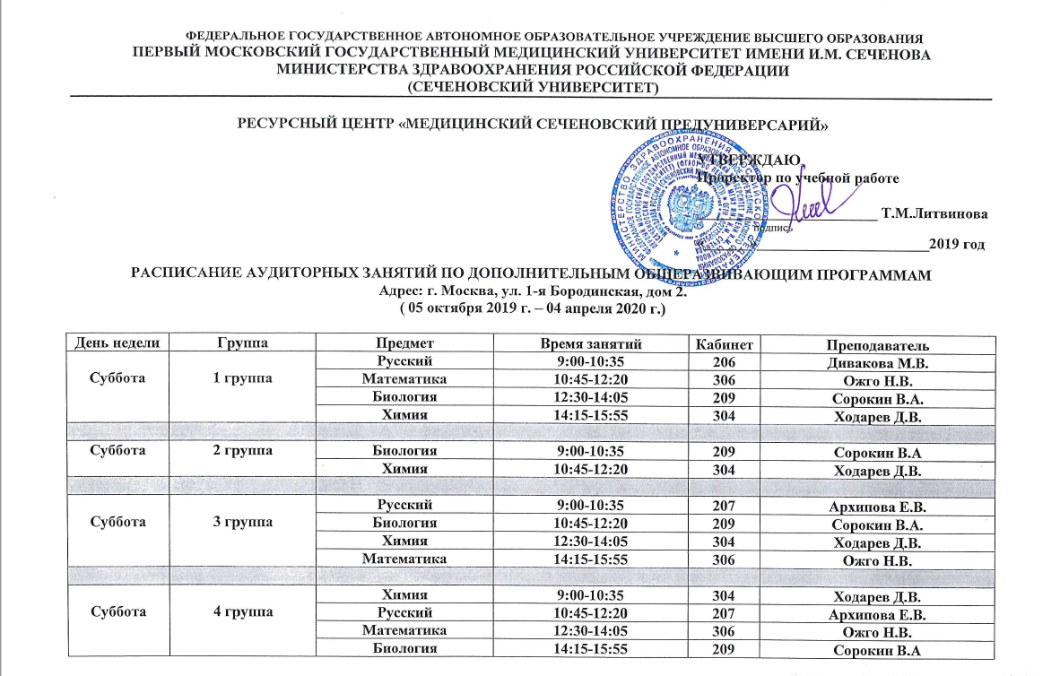 Сеченовский предуниверсарий поступление. Расписание в университете. График занятий в университете. Расписание занятий в вузе. Расписание уроков в вузе.