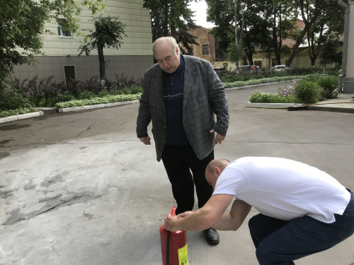 Занятие-инструктаж по противопожарной подготовке