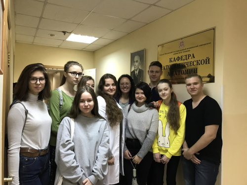 Посещение кафедры патологической анатомии Посещение кафедры патологической анатомии