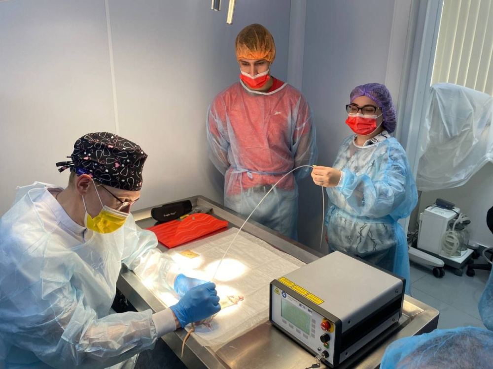 В Сеченовском Университете проводят тестирование инновационной лазерной системы для открытой и эндоскопической хирургии
