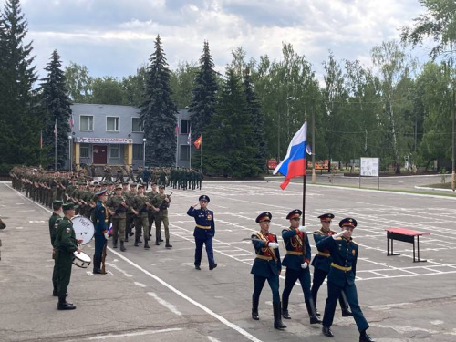 Военная присяга студентов Военного учебного центра