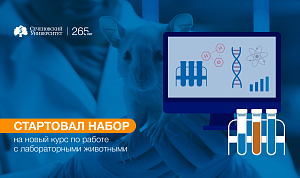В Сеченовском Университете стартовал набор на новый образовательный курс по работе с лабораторными животными