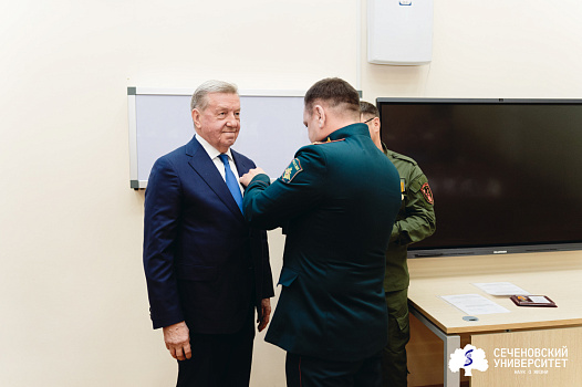 Министерство обороны отметило заслуги профессора Сеченовского Университета 